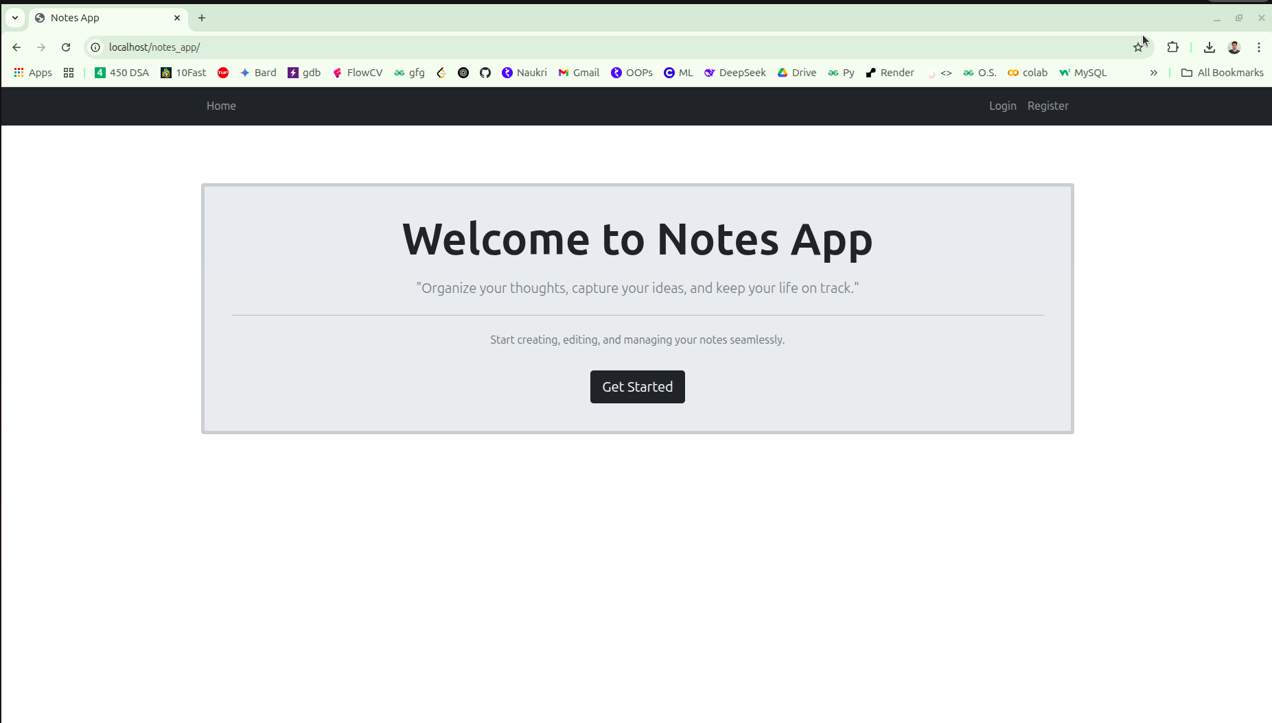 Notes Management App
