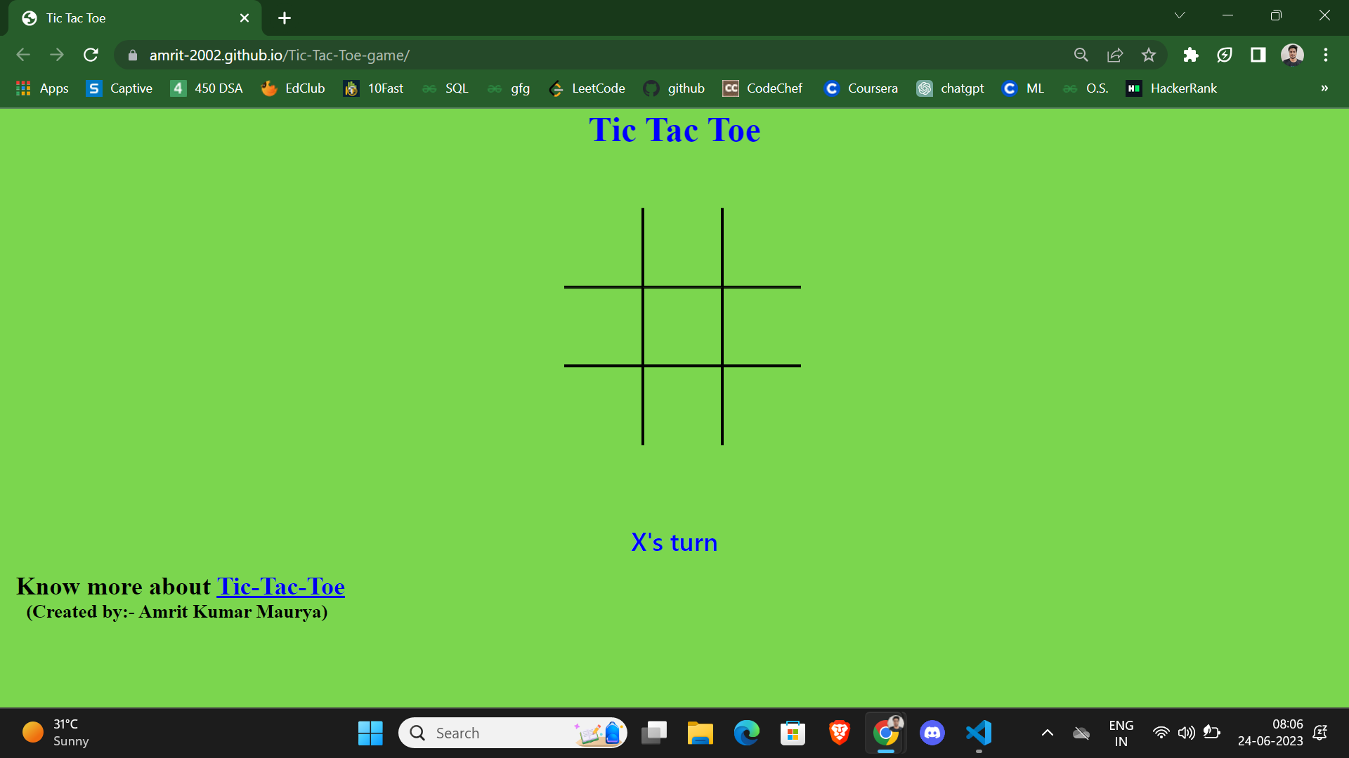 Tic-Tac-Toe